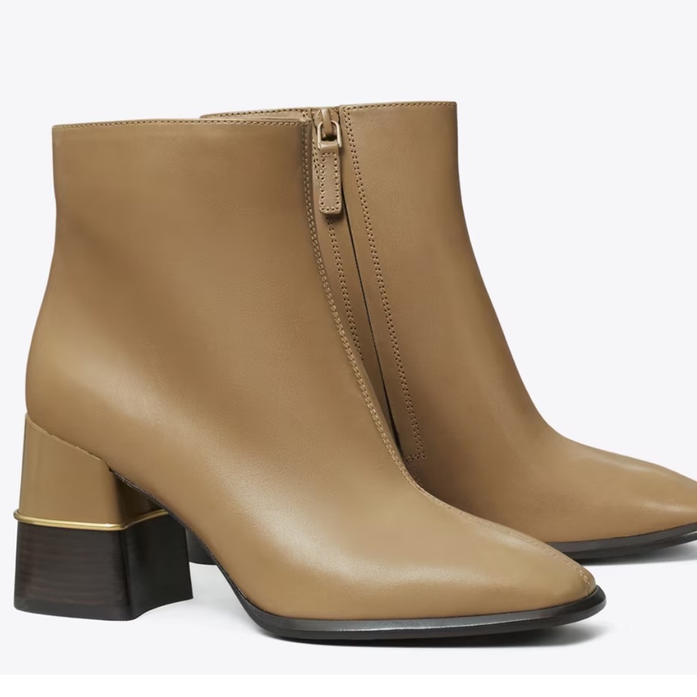 Tory Burch Tan Ankle Booties
